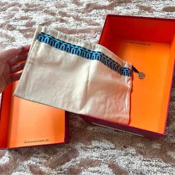 Tory Burch Dark Blue Suede Heels - Picture 9 of 9